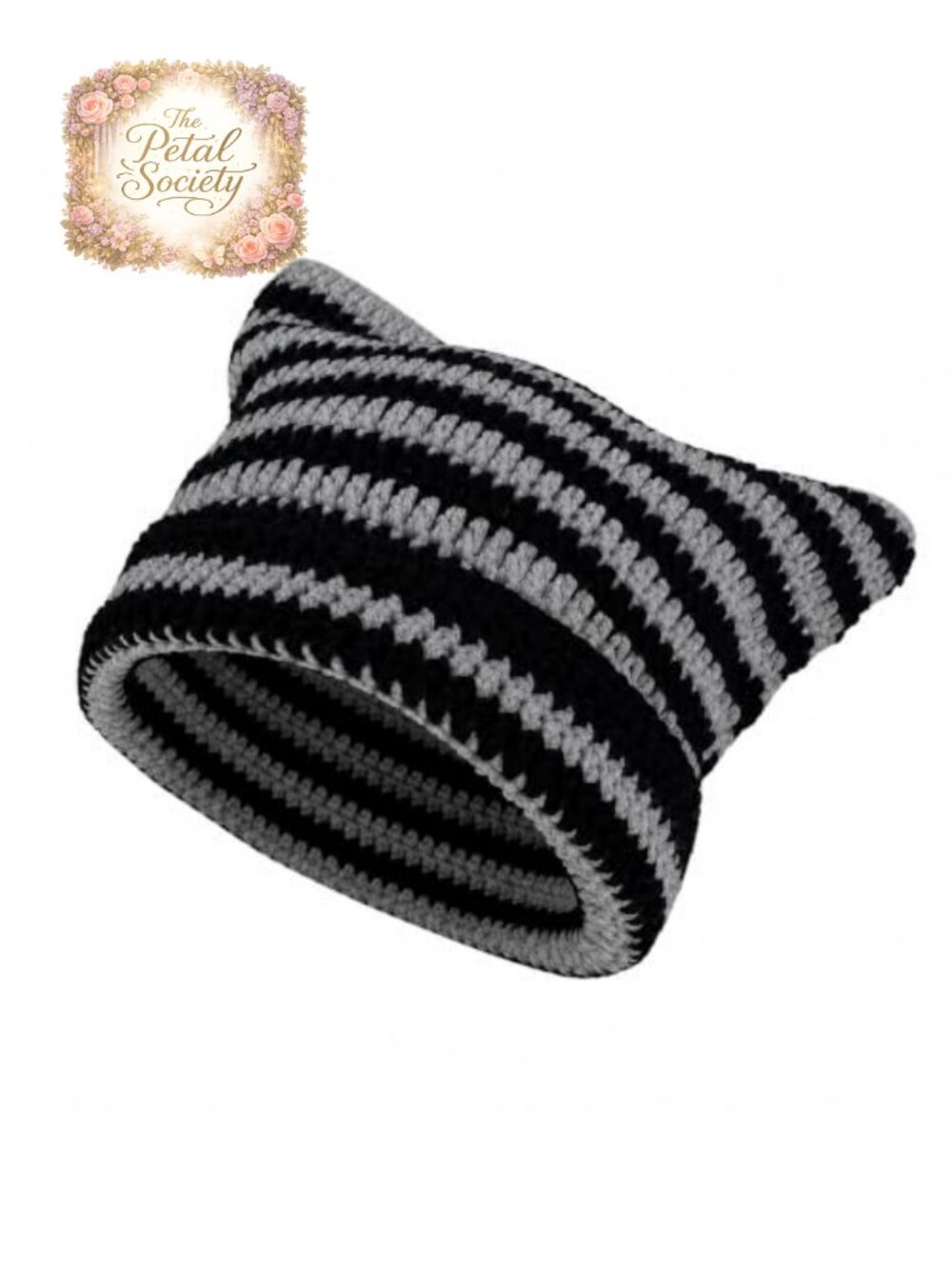 Cat Ear Beanie Wool Knit Hat Kawaii Winter